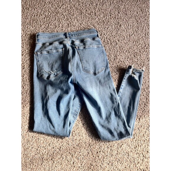 AGOLDE Sophie High Rise Jeans Women's Size 26 Stretch Medium Blue EUC - Picture 6 of 10